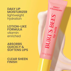 Burt’s Bees Lip Milk, textura cremosa para labios suaves.