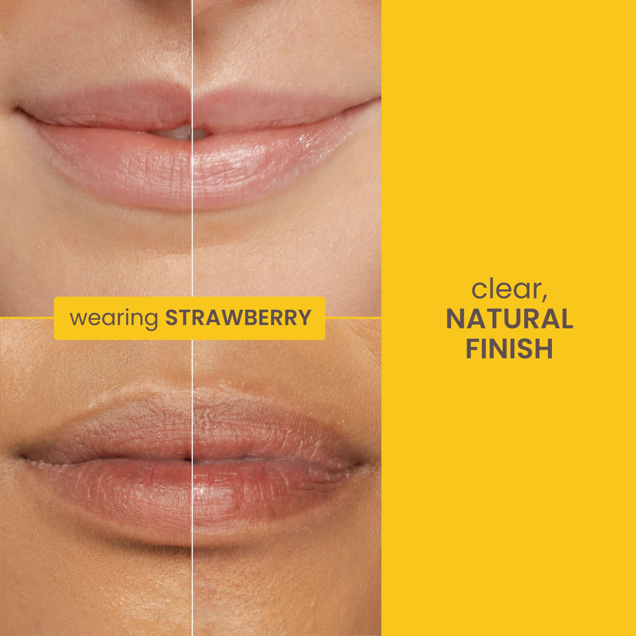 Burt’s Bees Lip Milk, textura ligera con brillo claro.