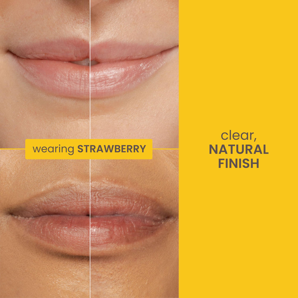 Burt’s Bees Lip Milk, textura ligera con brillo claro.
