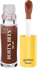 Burt's Bees Lip Oil Golden Hour bottle with high shine hydration