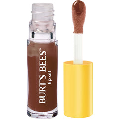 Burt's Bees Lip Oil Golden Hour wand applying precise color