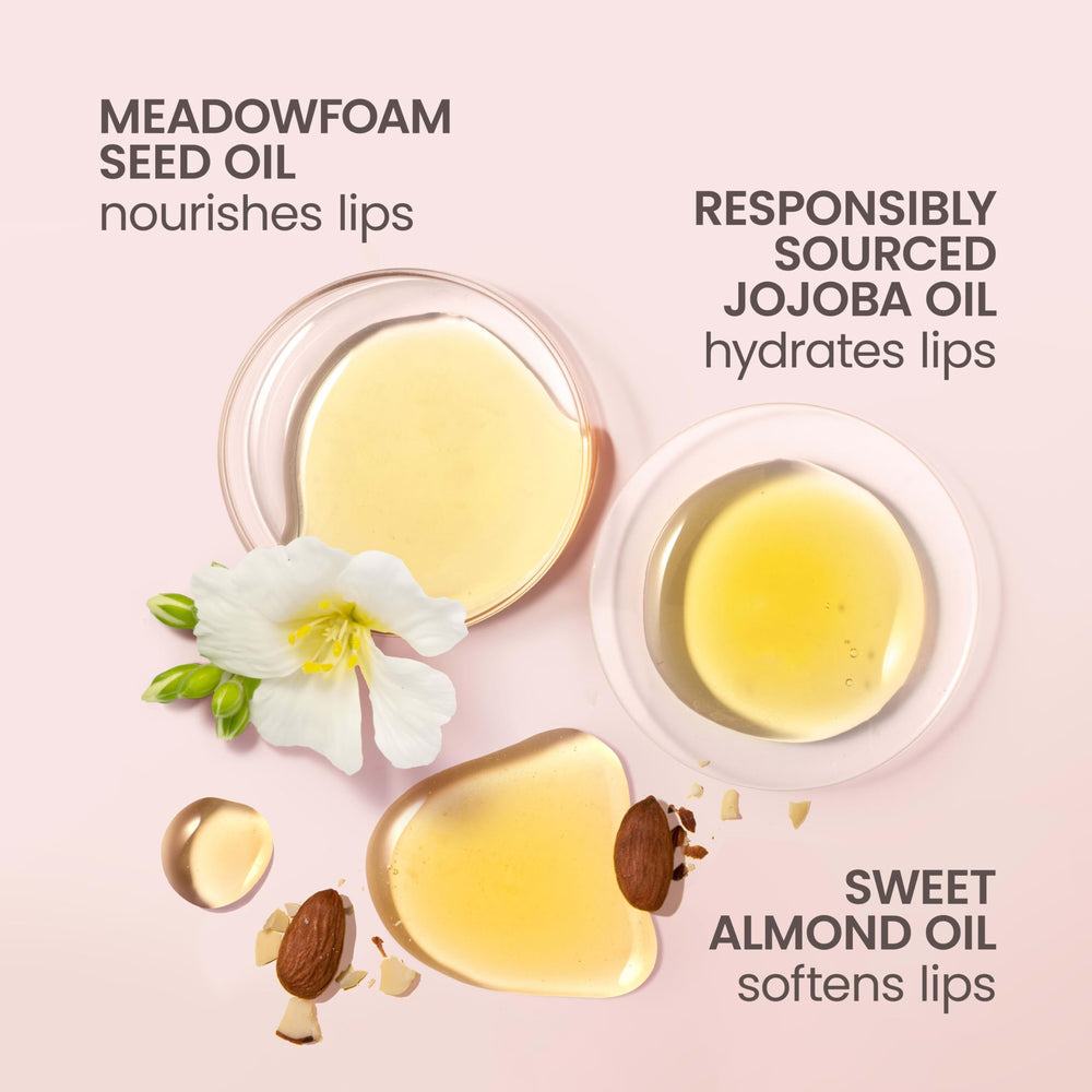 High shine adds a healthy-looking glow to lips.