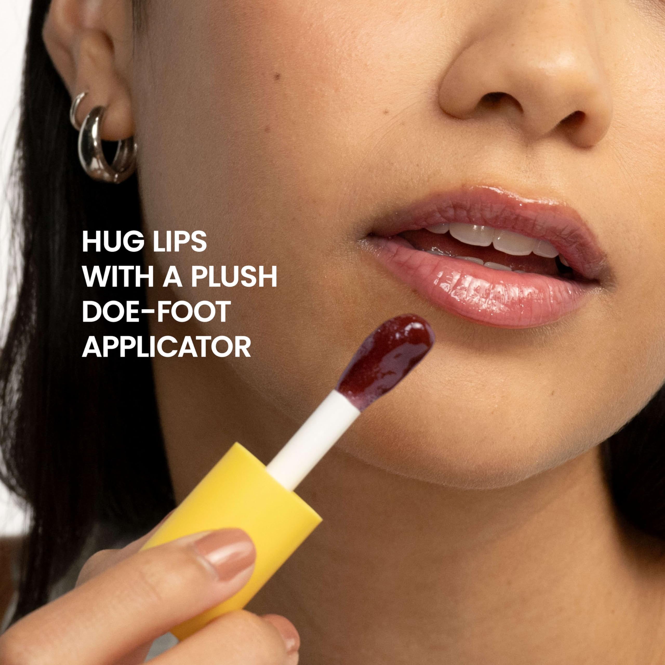 Instant hydration from Burt's Bees Lip Oil for dry lips.