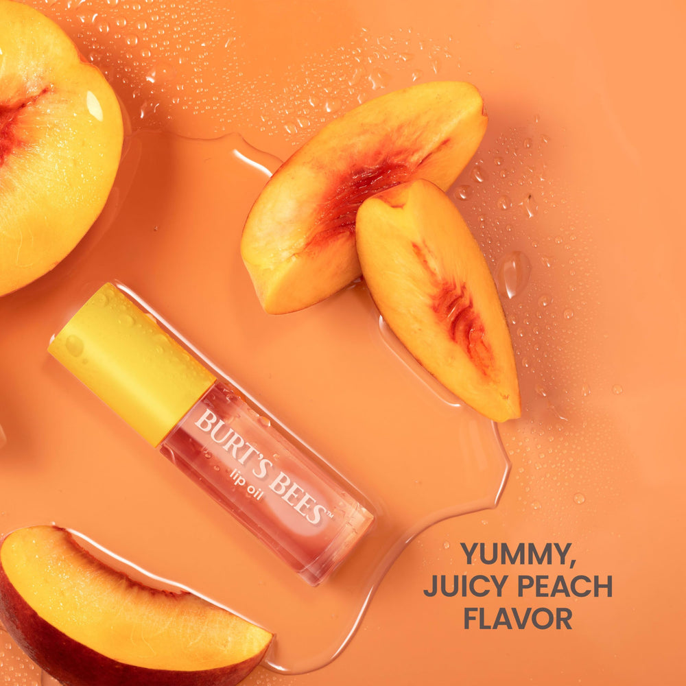 Burts Bees Lip Oil recyclable carton packaging supports sustainability.