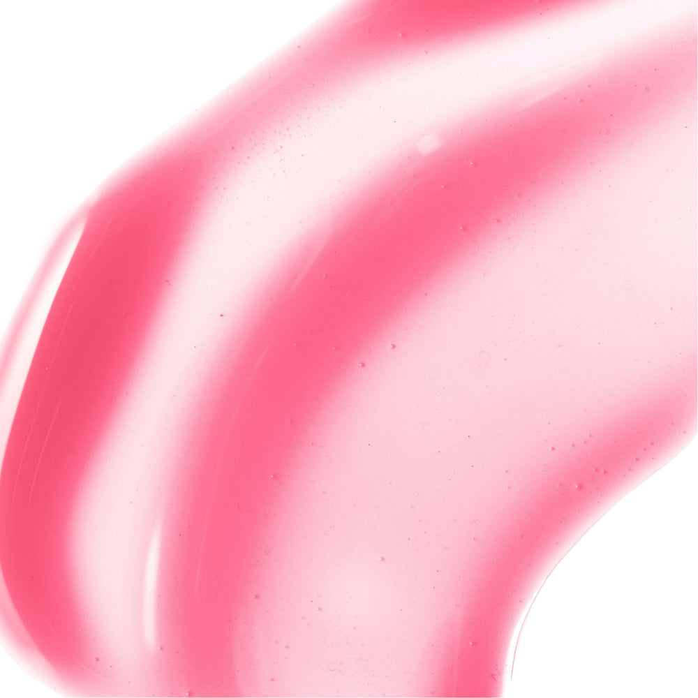 Burt's Bees Lip Oil Pink Sky plush wand for smooth application.