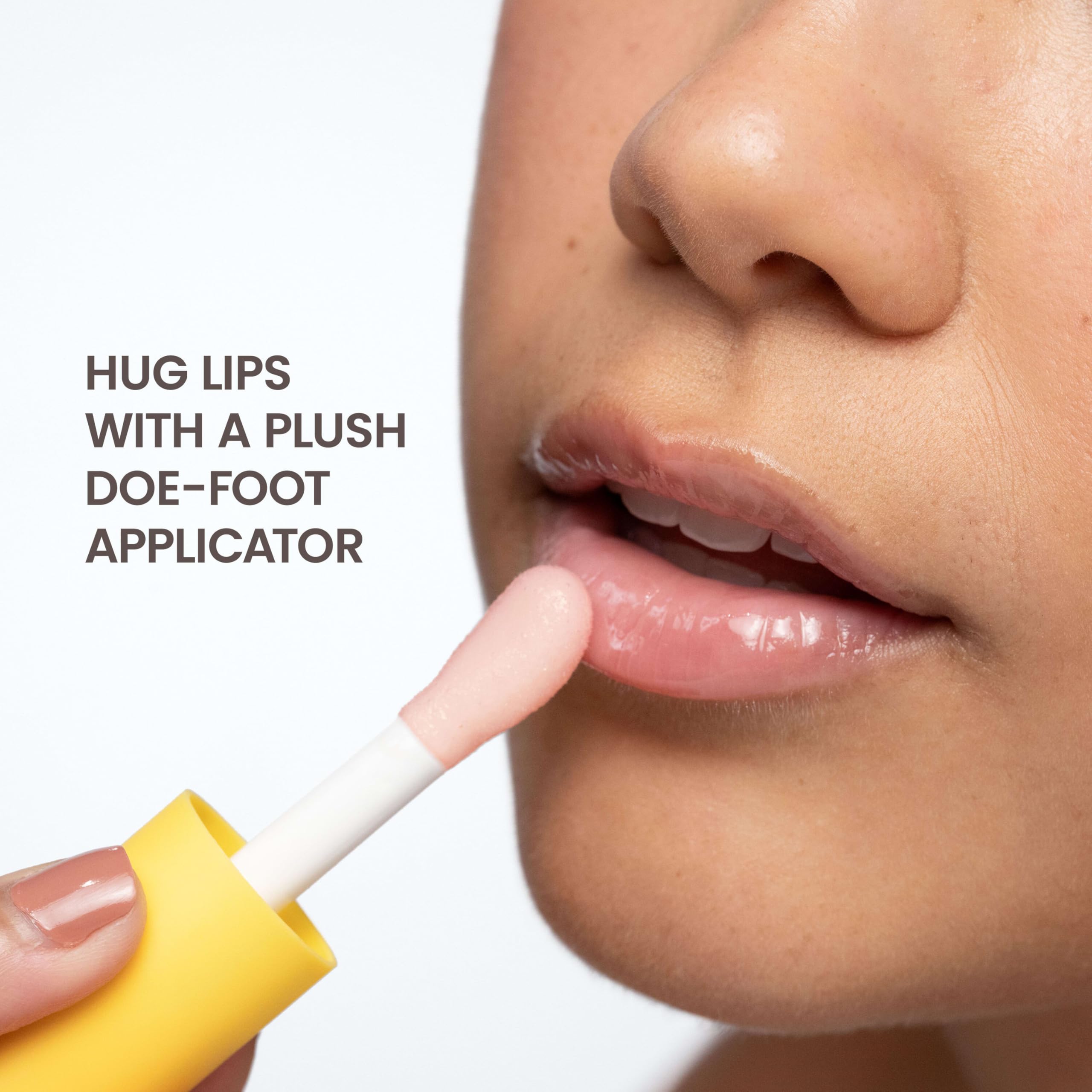 Burts Bees Lip Oil uses responsibly sourced jojoba oil and Vitamin E.