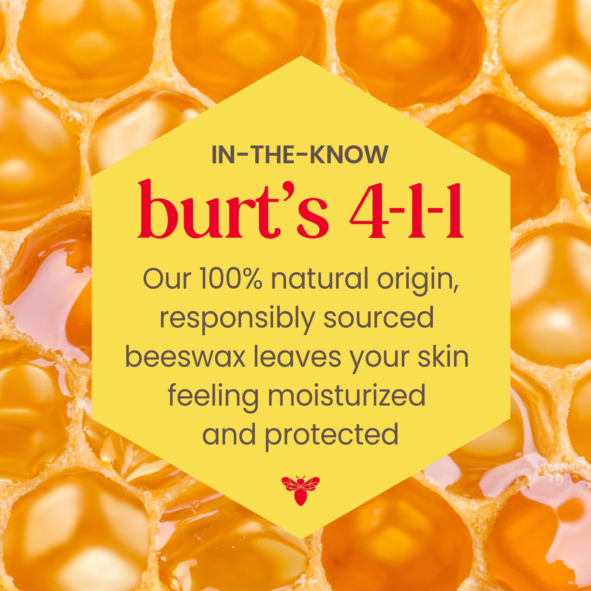 Recyclable carton packaging for Burt's Bees Lip Shimmer Watermelon.