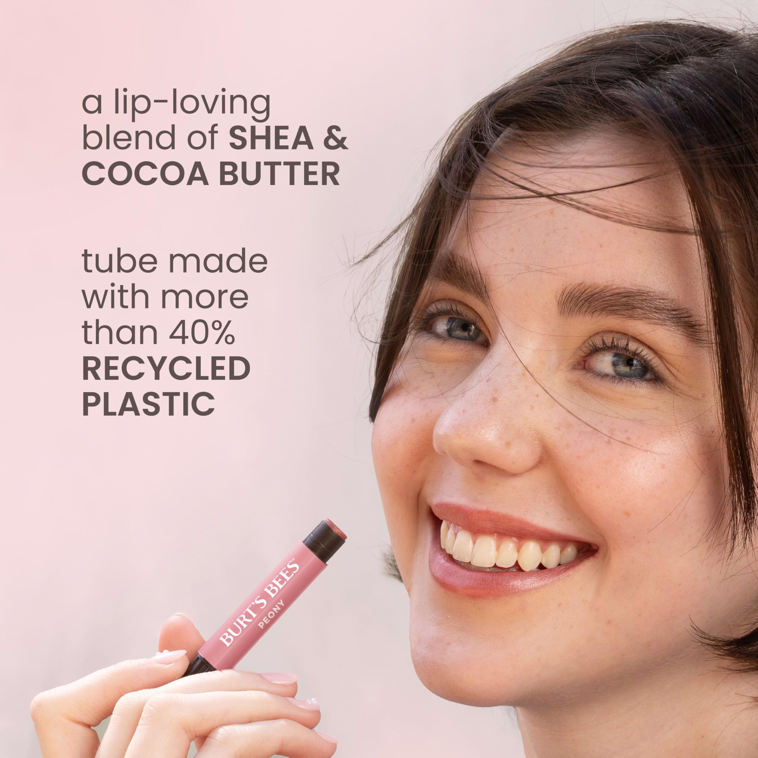 Burt's Bees Lip Shimmer Watermelon tint for vibrant soft color