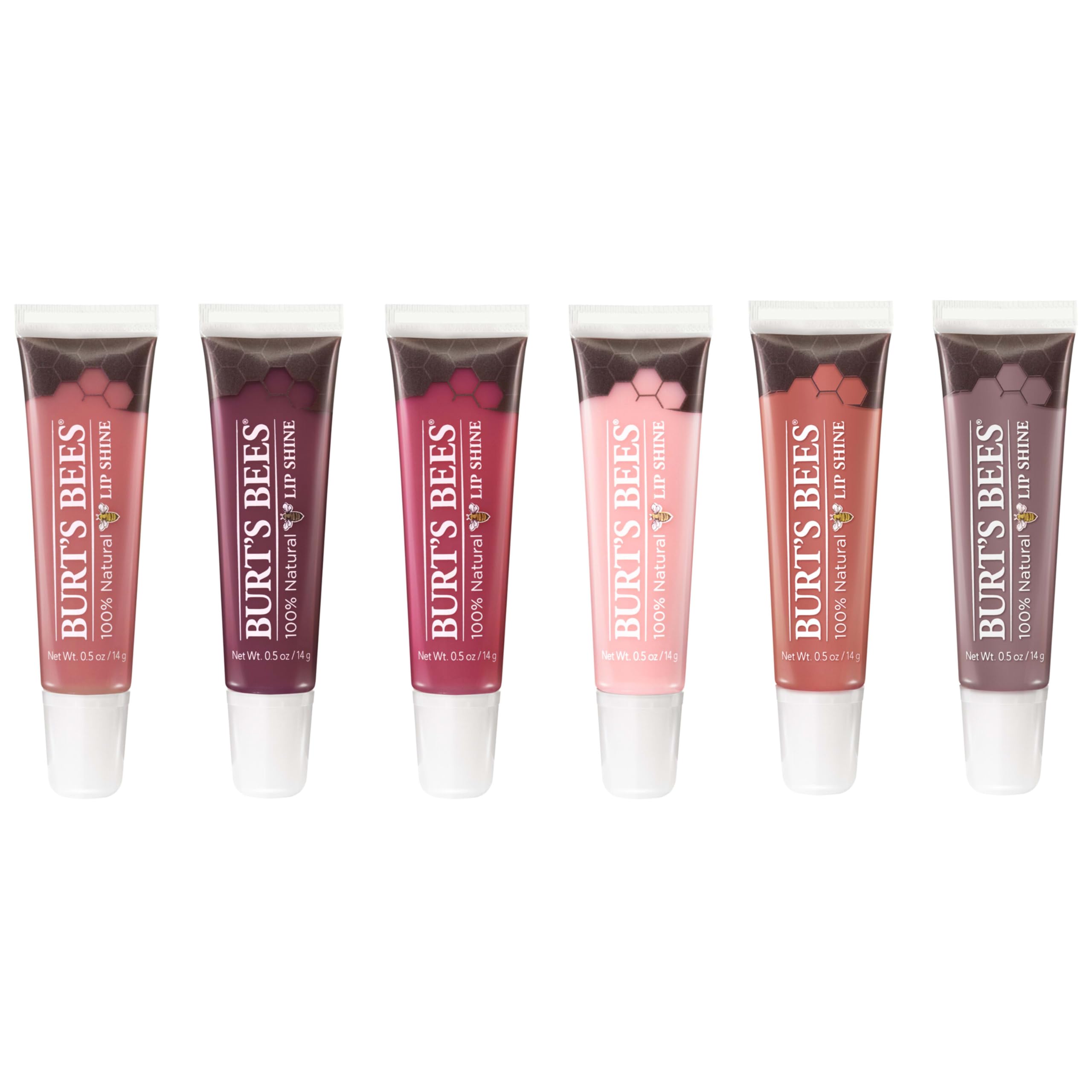 Burt's Bees Lip Shine Smooch nourishes lips with apricot wax and sunflower oil.