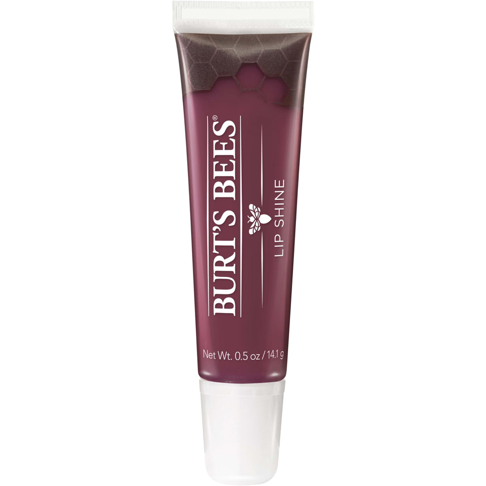 Burt's Bees Lip Shine Smooch tube close-up with sheer color for daily wear.