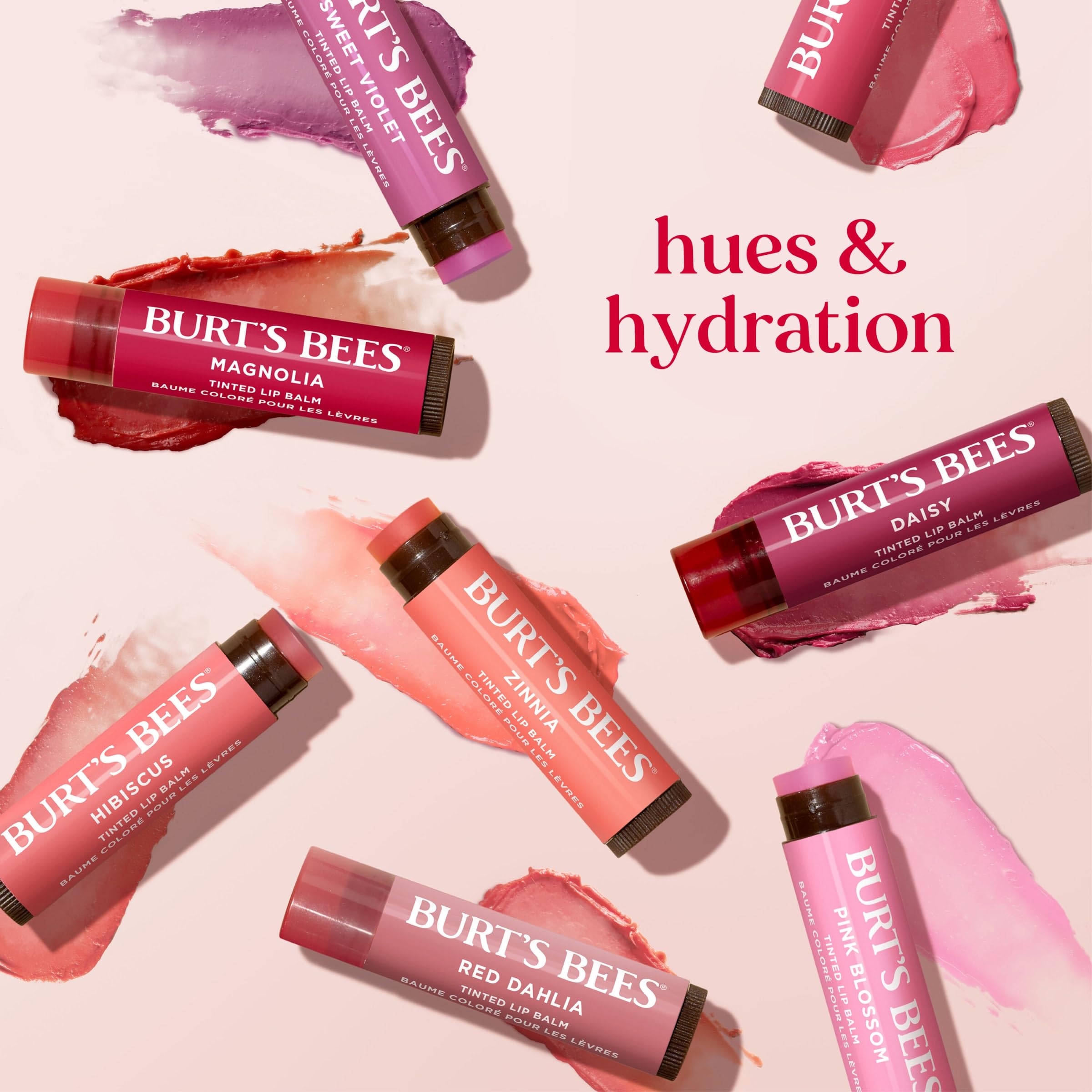 Burt's Bees Lip Tint Balm represented as dermatologist-recommended brand