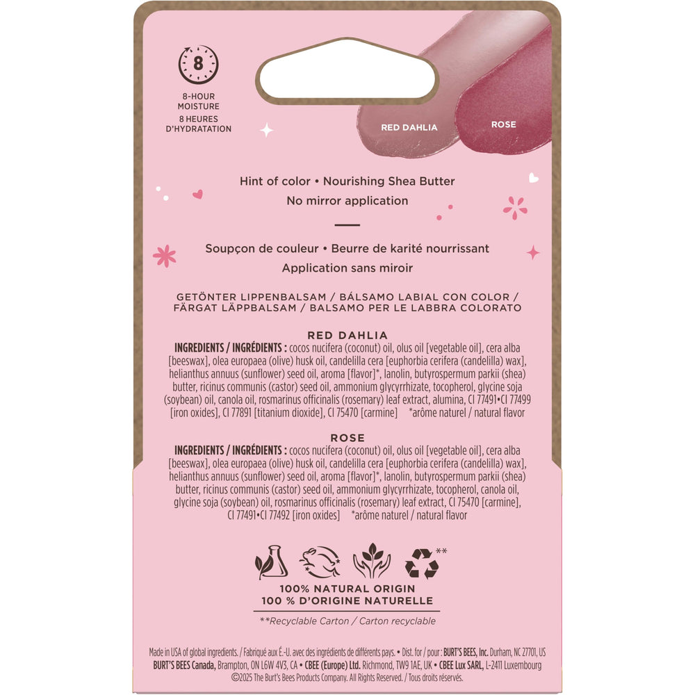 Burt's Bees Lip Tint Balm 2-pack gift-ready packaging for gifting