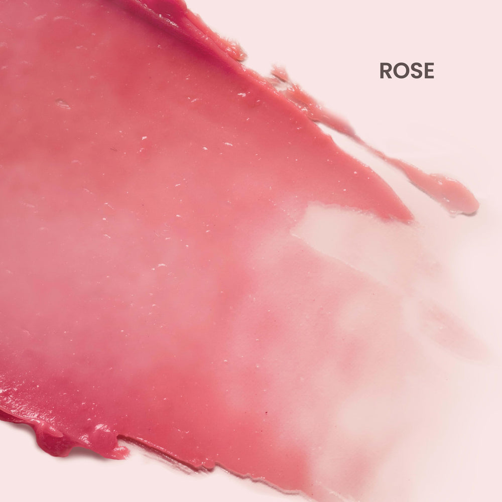 Burt's Bees lip balm provides a semi-gloss finish for natural shine