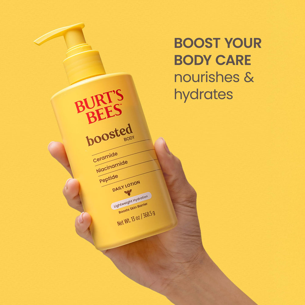 Textura ligera de Burt's Bees loción corporal, sin residuo graso