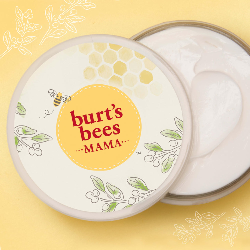 Fragrance-free Burt's Bees belly butter gentle on sensitive noses