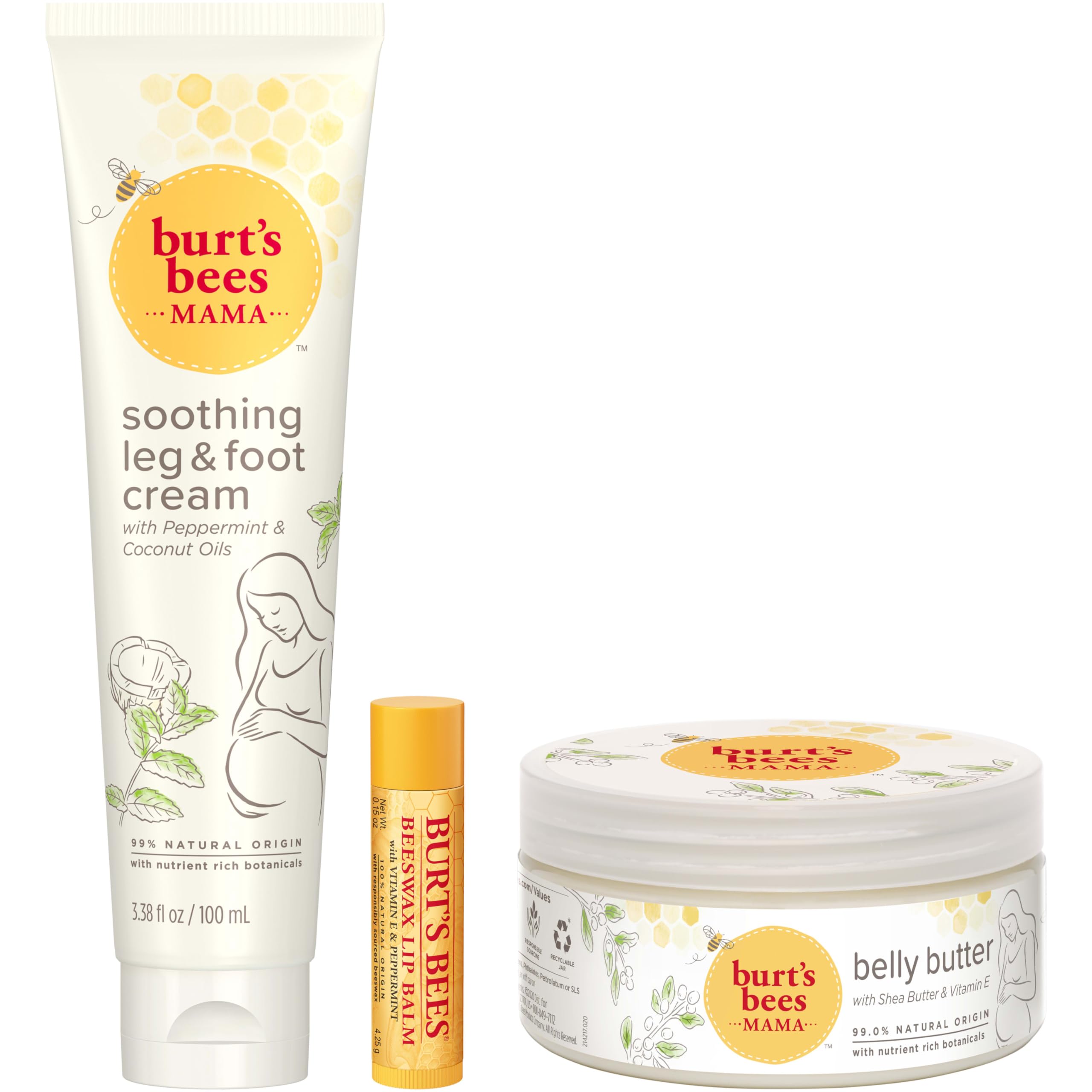 Burt's Bees Mama Gift Set leg and foot cream tube soothing tired legs and feet