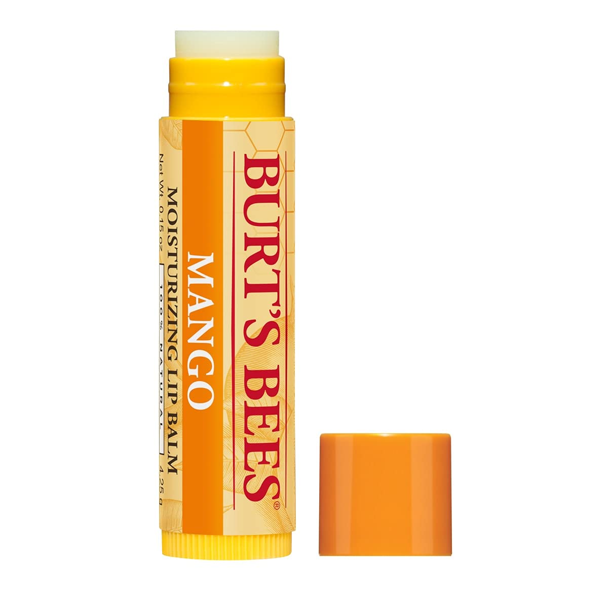 Pocket-friendly Burt's Bees Mango Lip Balm ideal for daily carry.