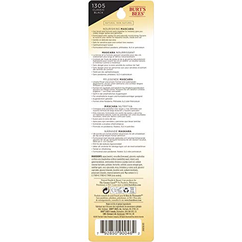 Burts Bees Máscara apta para uso diario con lentes de contacto.