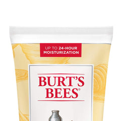 Burt's Bees Milk & Honey lotion packaging image emphasizes travel-friendly 6 oz tub.