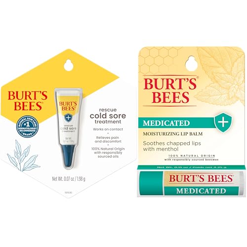 Burt's Bees origen natural, cuidado suave de labios.