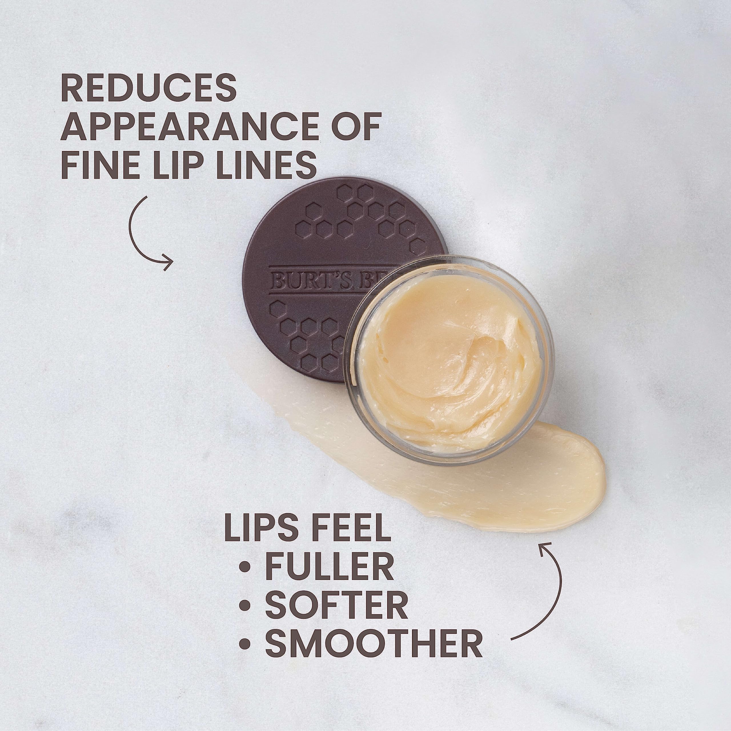 Peppermint sensation from Burt's Bees overnight lip treatment provides a refreshing feel.
