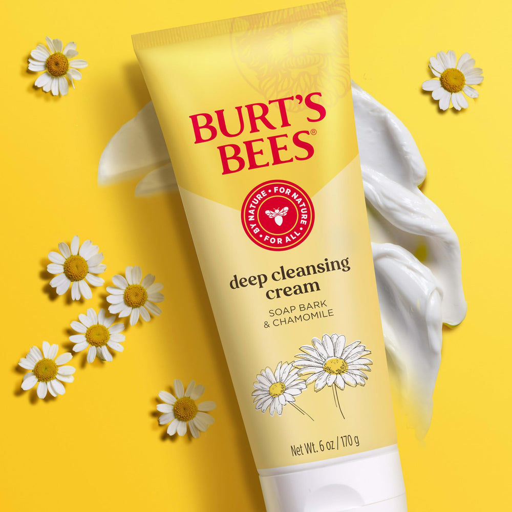 Pack of three Burt's Bees face wash tubes for dorm skincare.