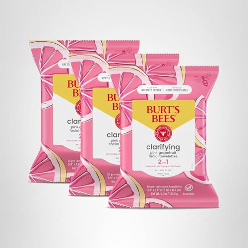 Pack de 3 toallitas Burt's Bees para limpieza rápida