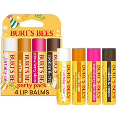 Burt's Bees Lip Balm Party Pack Birthday Cake tube for on-the-go hydration