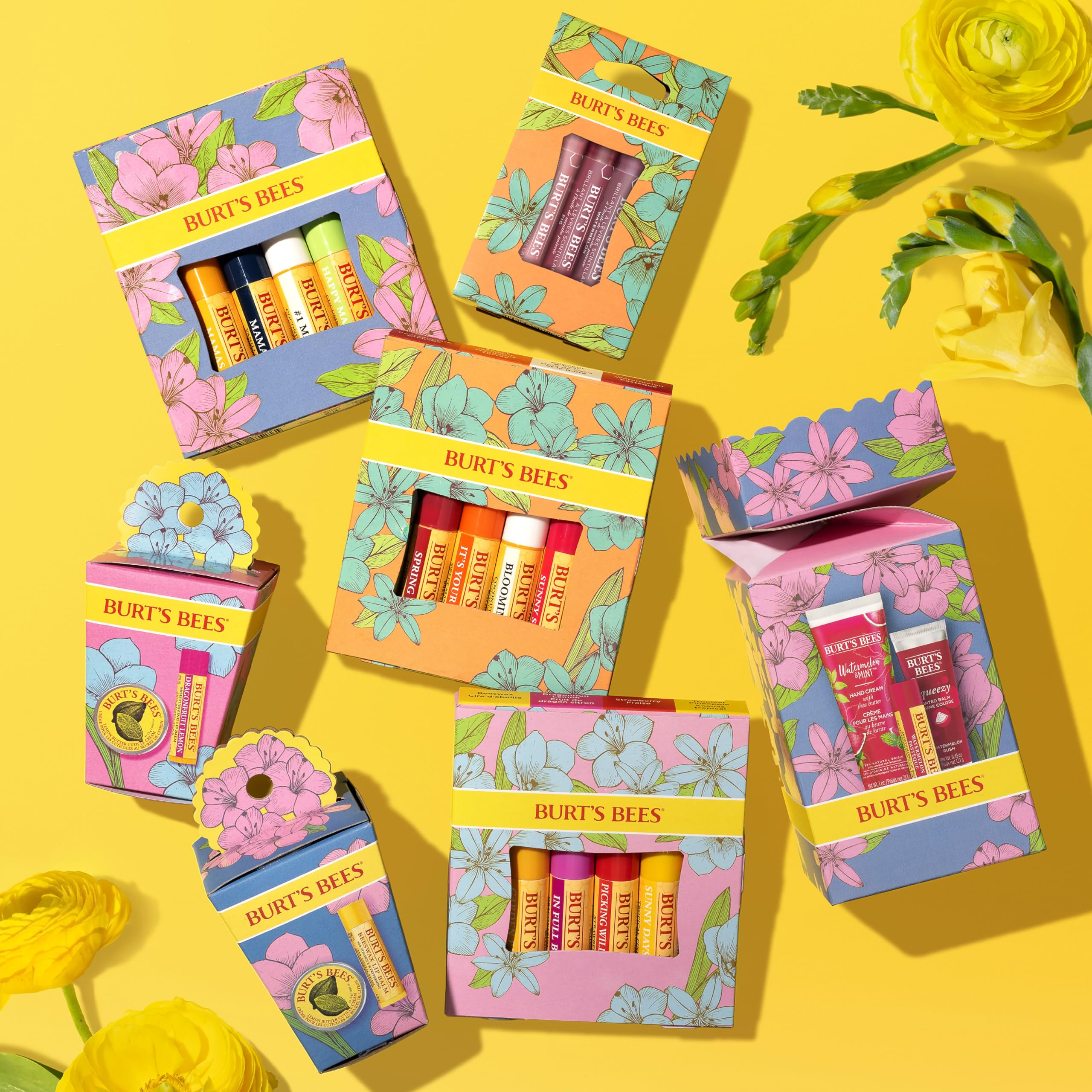 Burt's Bees bálsamo en envase mate para aspecto elegante