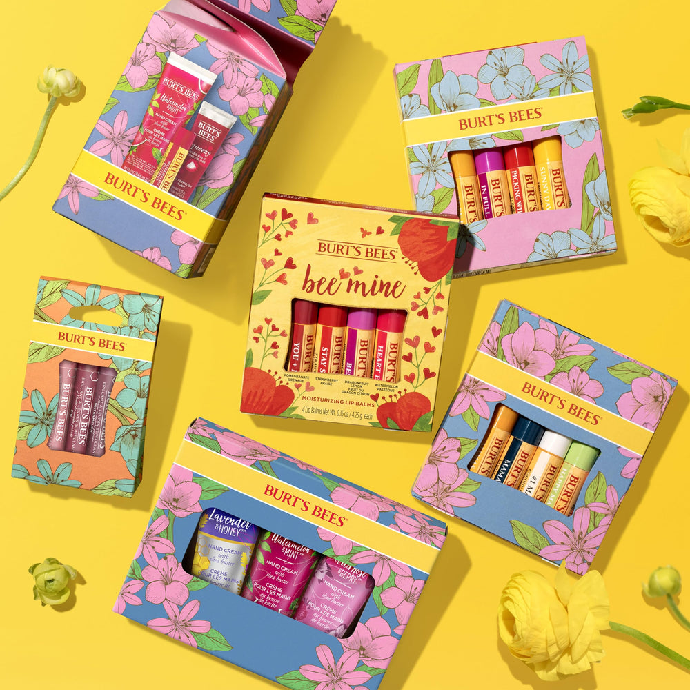 Burt's Bees bálsamo piña tropical para labios revitalizados con aroma exótico