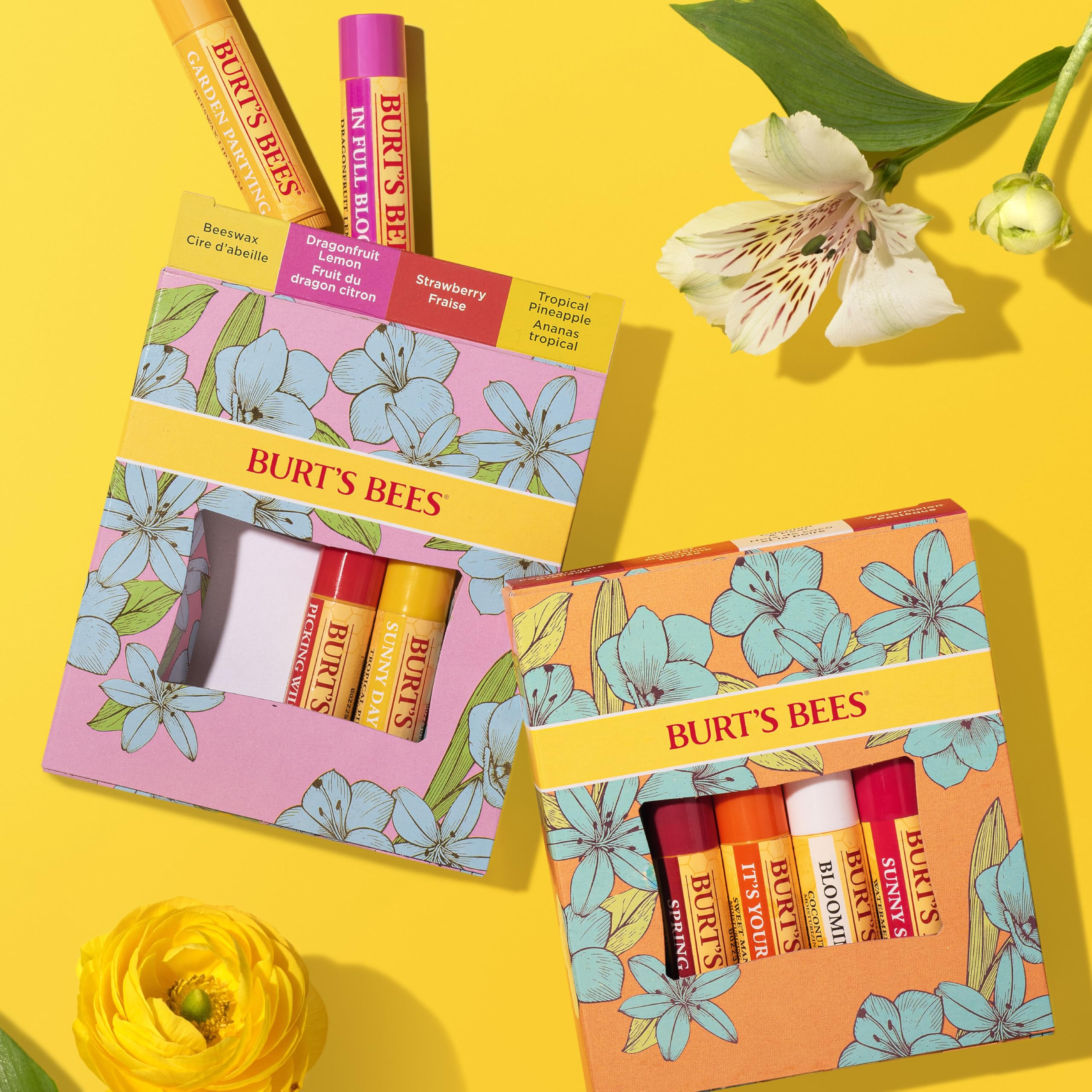 Burt's Bees bálsamo pitahaya-limon para hidratación rápida y aroma fresco