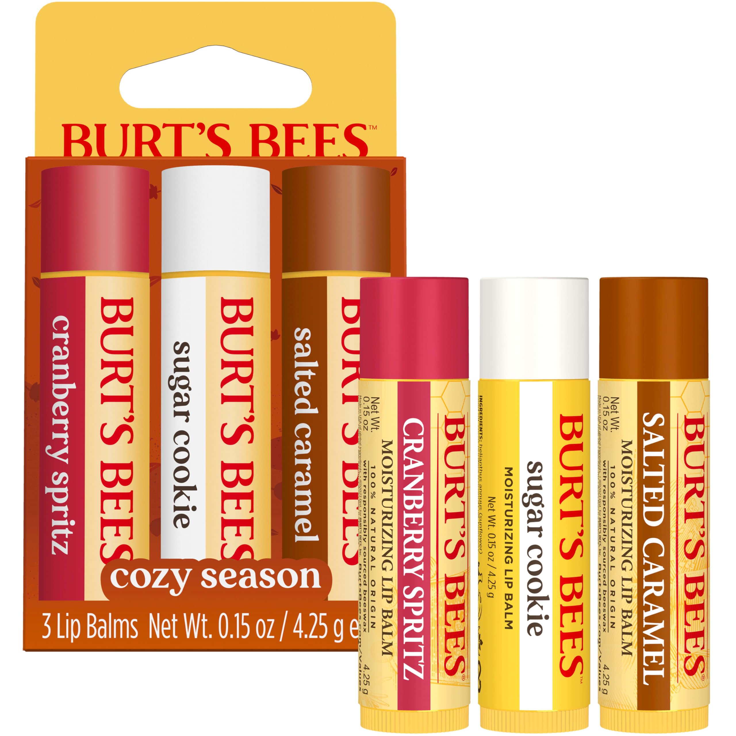 Regalo navideño Burt's Bees en canasta festiva
