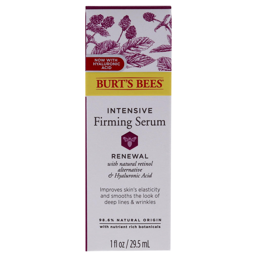 Uso diario del Burt's Bees Renewal Serum para piel diaria.