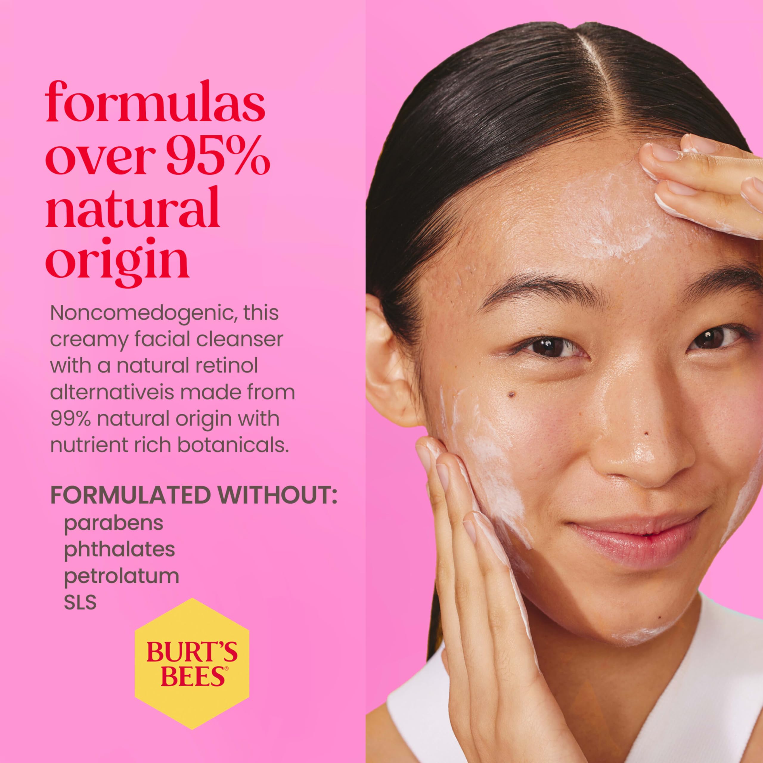 Burt's Bees Renewal Refining Cleanser: aplicación diaria para iniciar rutina.