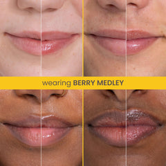 Swatch of Burt's Bees Rescue Lip Relief on dry lips