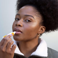Non-sticky, lightweight texture for comfortable wear with Burt's Bees Rescue Lip Relief.