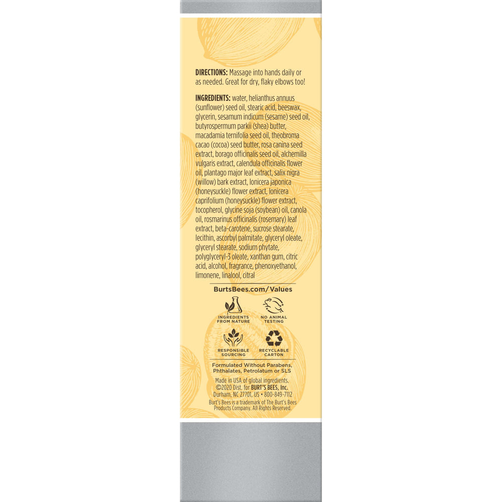 Burt's Bees rutina diaria de cuidado de manos con crema reparadora.