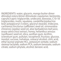 Burt's Bees Sensitive Moisturizing Cream ingredients highlight aloe vera and rice milk.