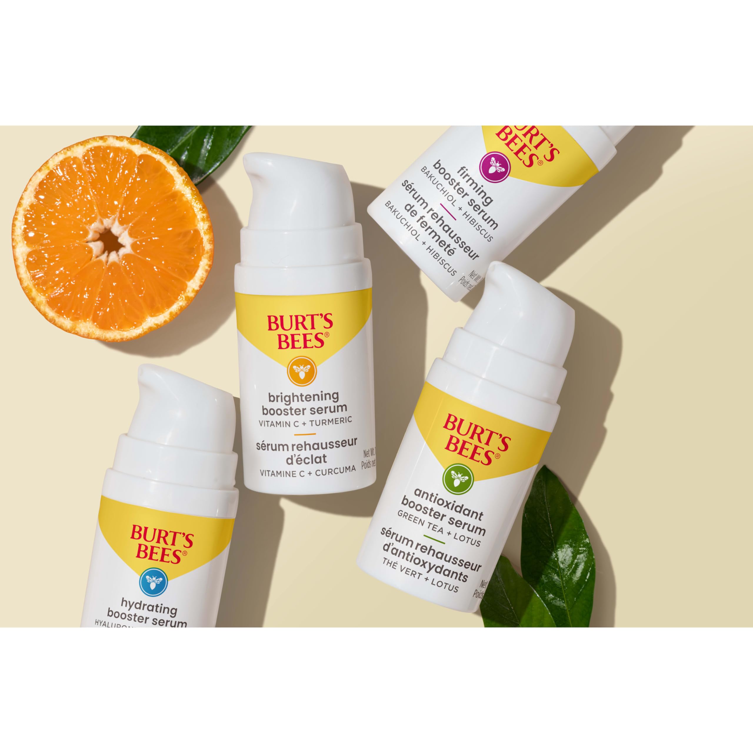 Uso diario de Burt's Bees serum por la mañana y noche.