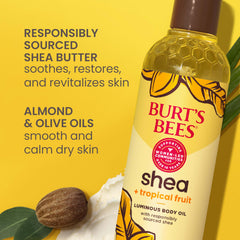 Aplicación diaria de Burt's Bees para piel hidratada y cabello brillante