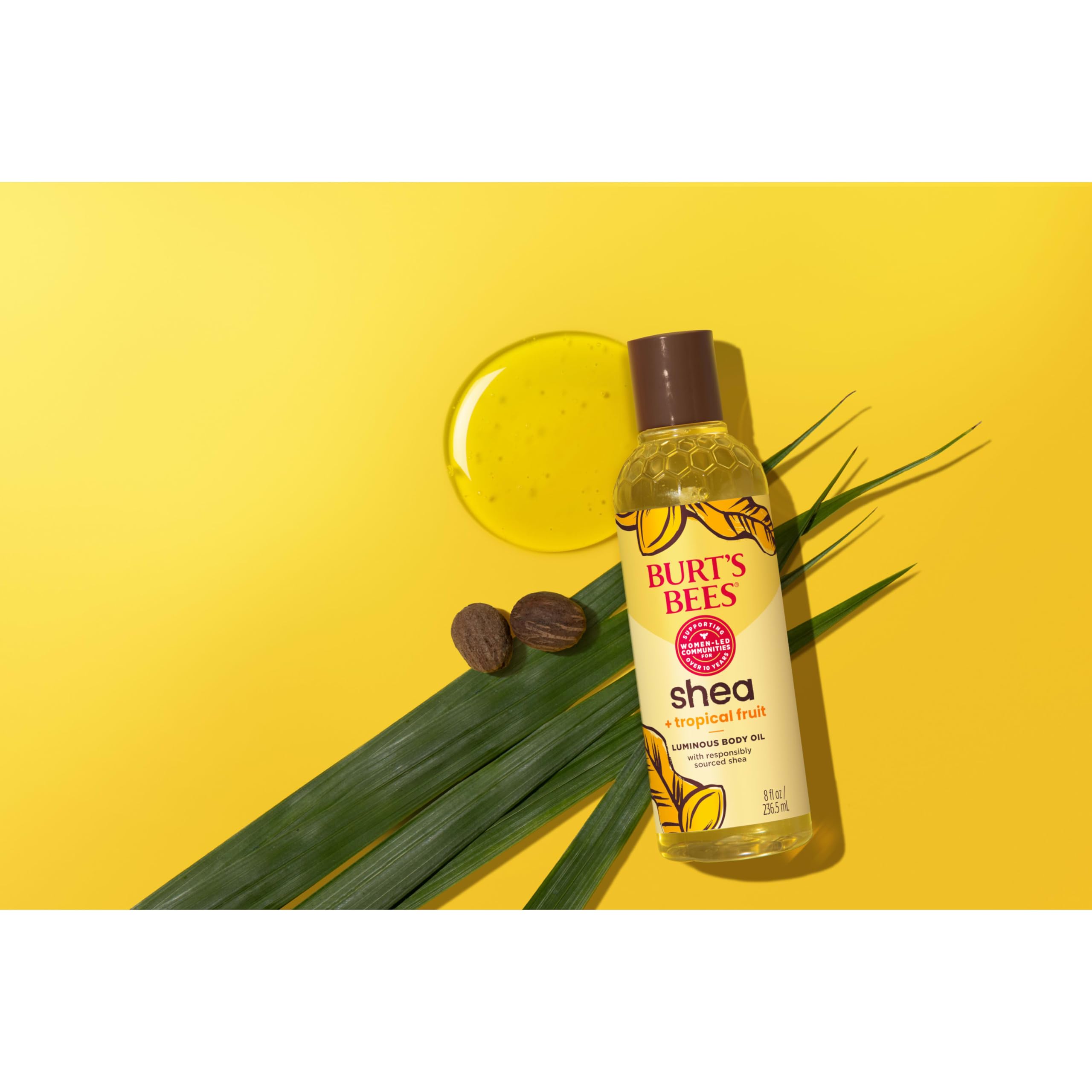 Ideal para viaje, Burt's Bees aceite corporal ligero en kit