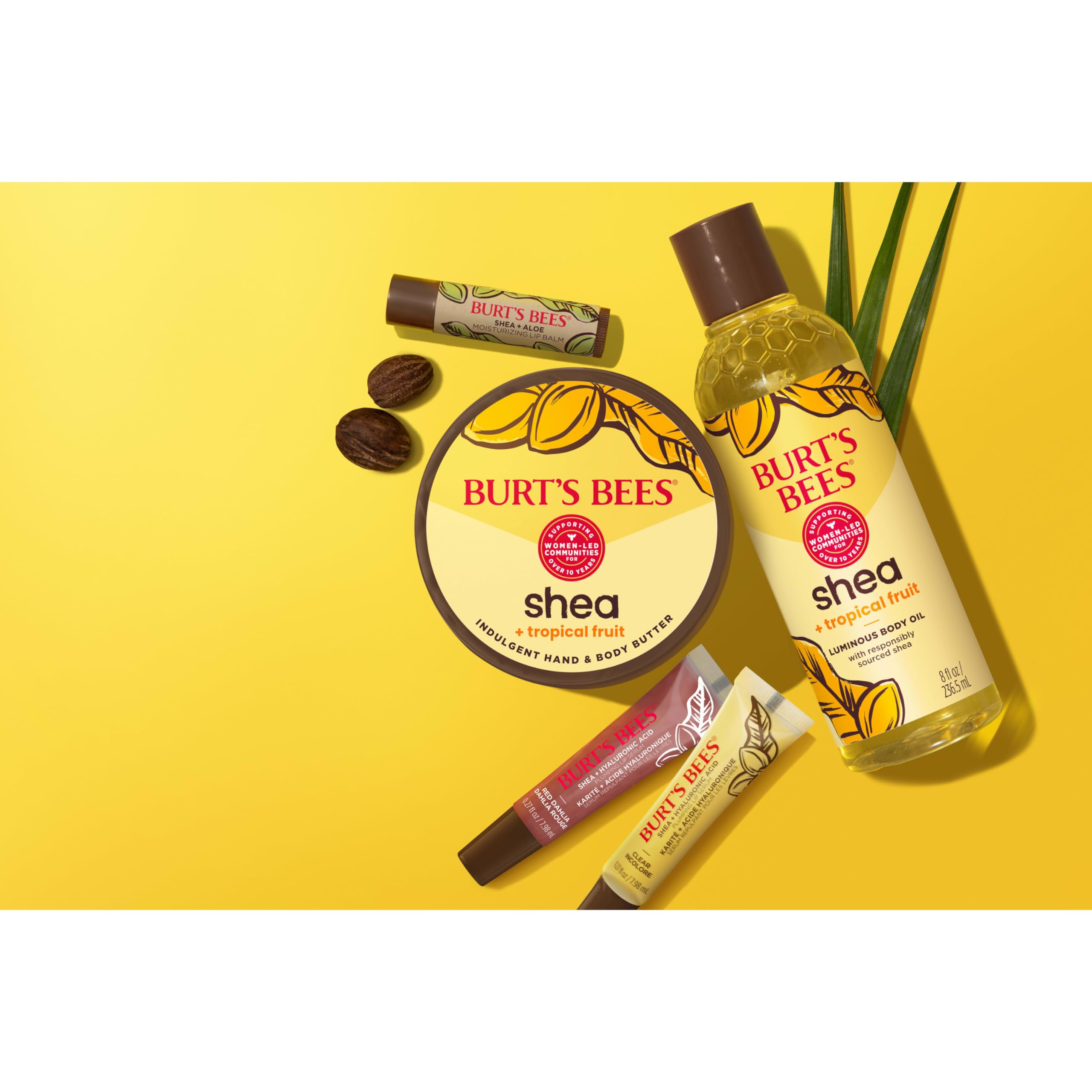 Burt's Bees uso diario, práctico para baño y bolso.