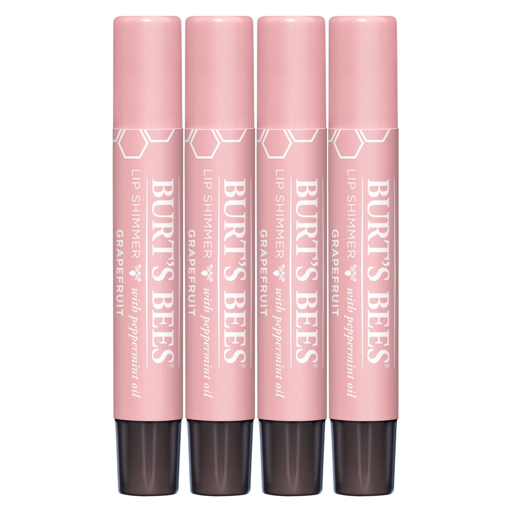 Burt's Bees Shimmer Lip Tint Grapefruit tube for hydrating, subtle glow.