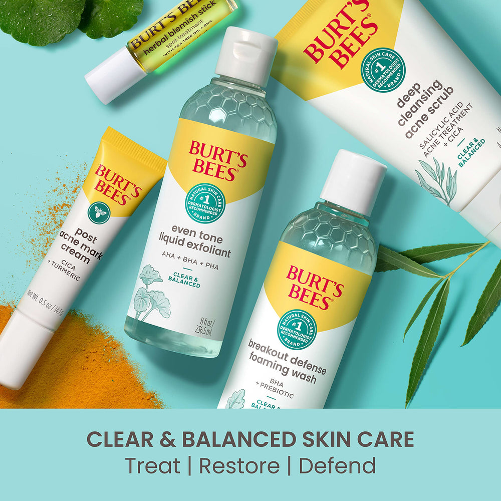 Burts Bees Sin Parabenos, ftalatos y SLS, cuidado seguro para la piel.