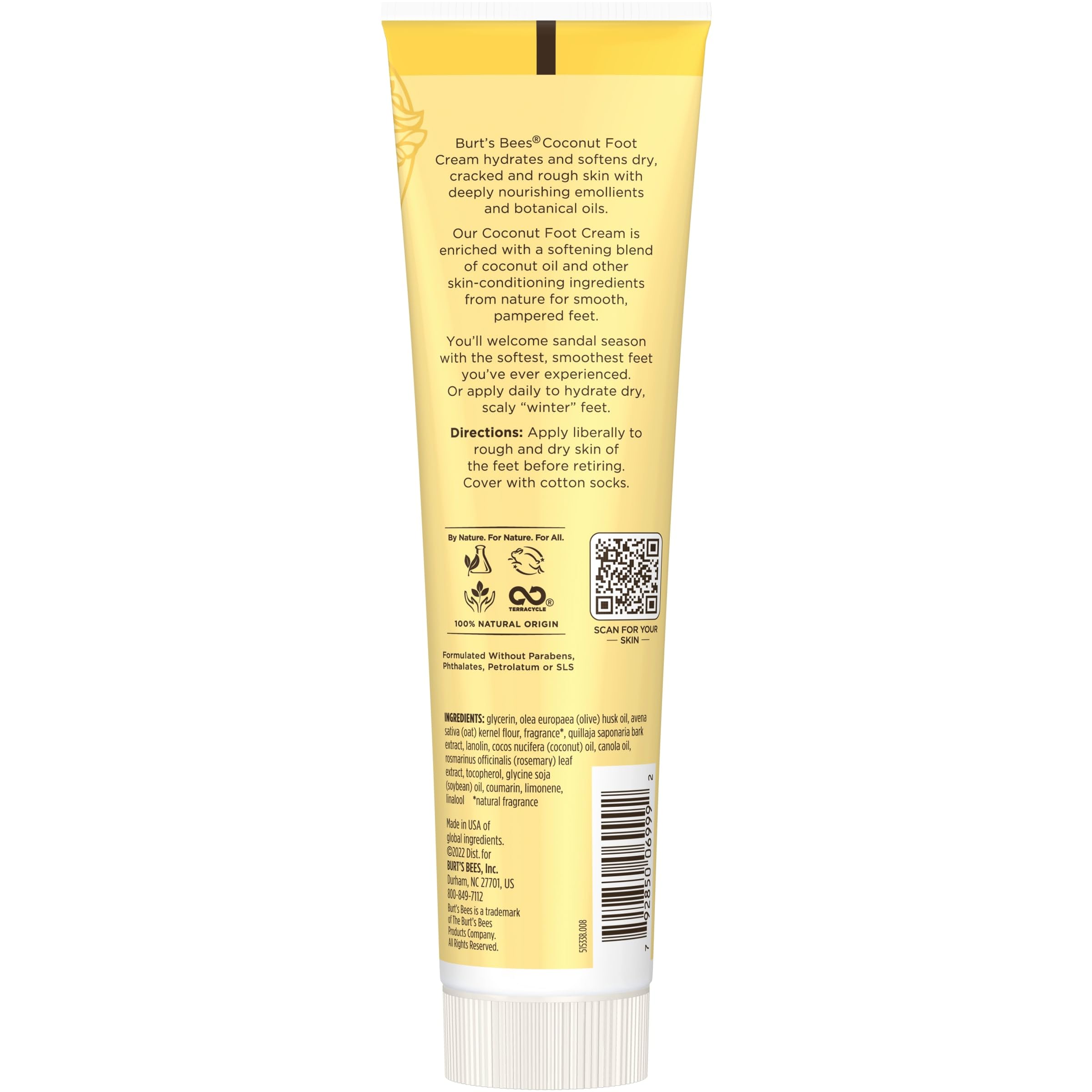 Feet feel sandal-ready with regular use of Burt's Bees foot cream.