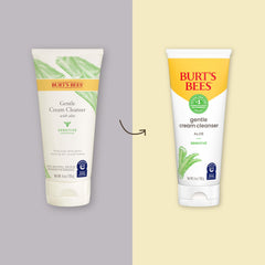 Burts Bees textura cremosa crema limpiadora facial, ideal para piel sensible