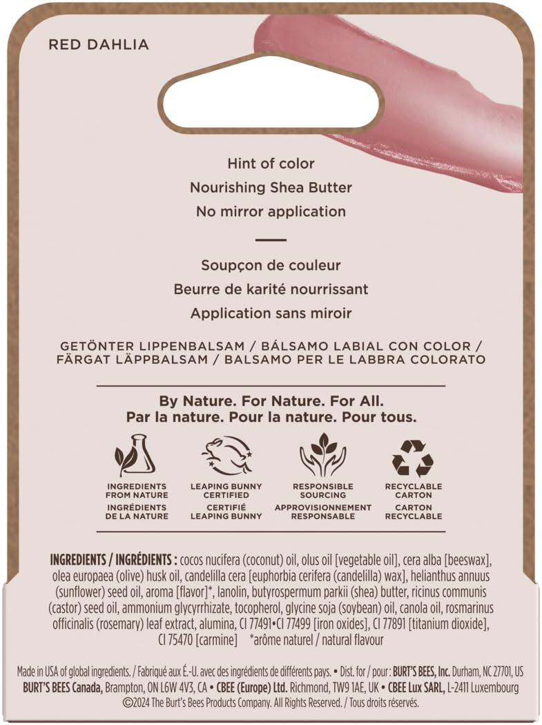 Creamy, non-sticky texture supports comfortable lip color