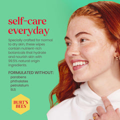 Burt's Bees sin parabenos ni SLS; cuidado natural para rostro sensible
