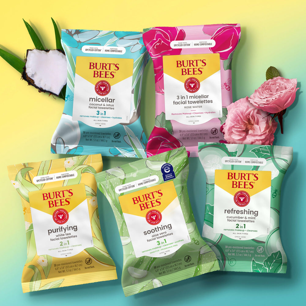 Burt's Bees fácil de llevar en bolso para retoques diarios