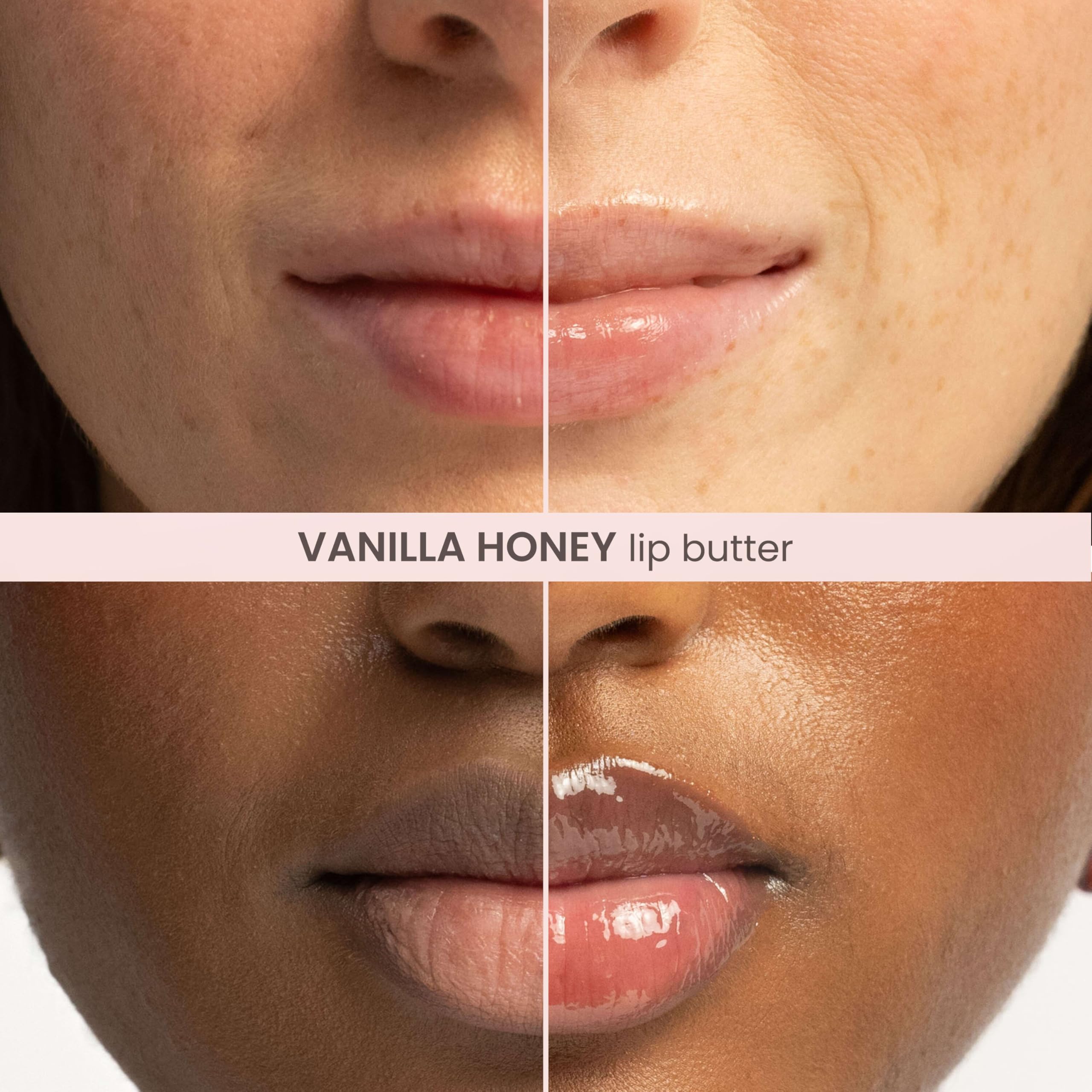Burt's Bees Vanilla Honey Lip Butter enriched with shea and mango butters for nourishing lips